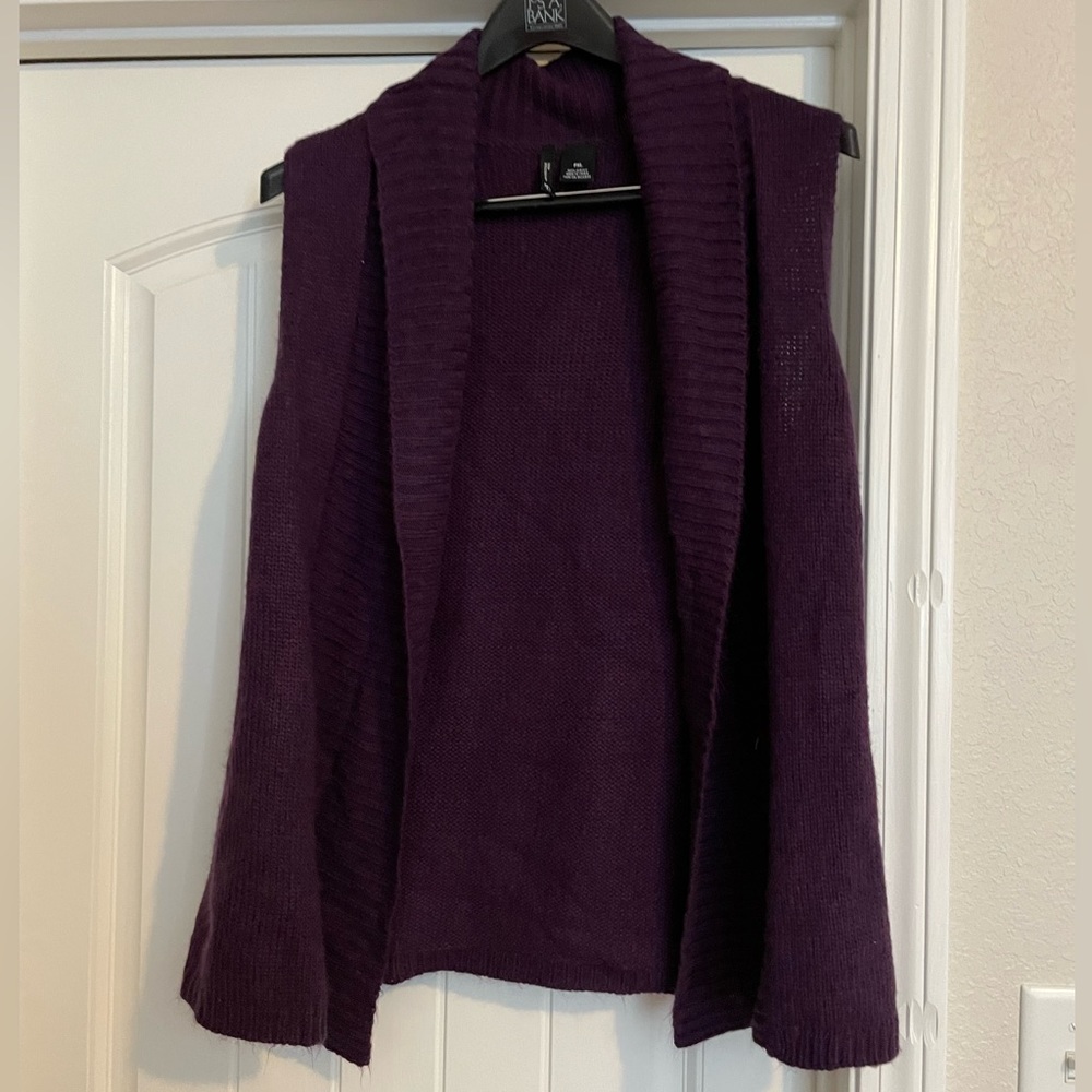 No Boundaries Purple Sweater Vest